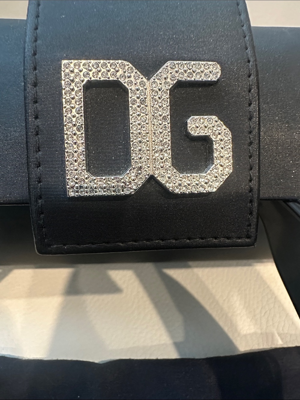 Dolce & Gabbana Black Shield Sunglasses with DG Logo Case - Picture 12 of 12